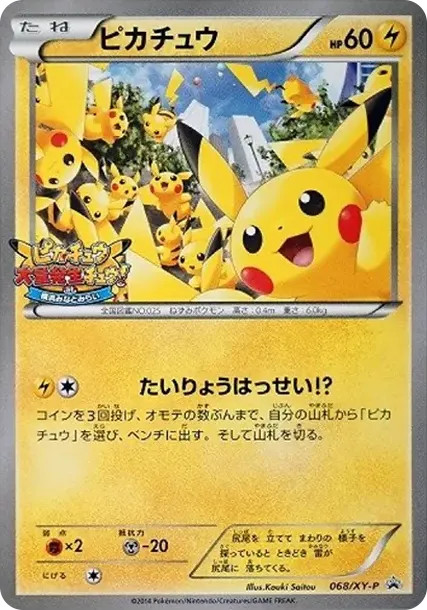 ポンチョを着たピカチュウ: プロモ XY-P-Promotional-Expansion 231