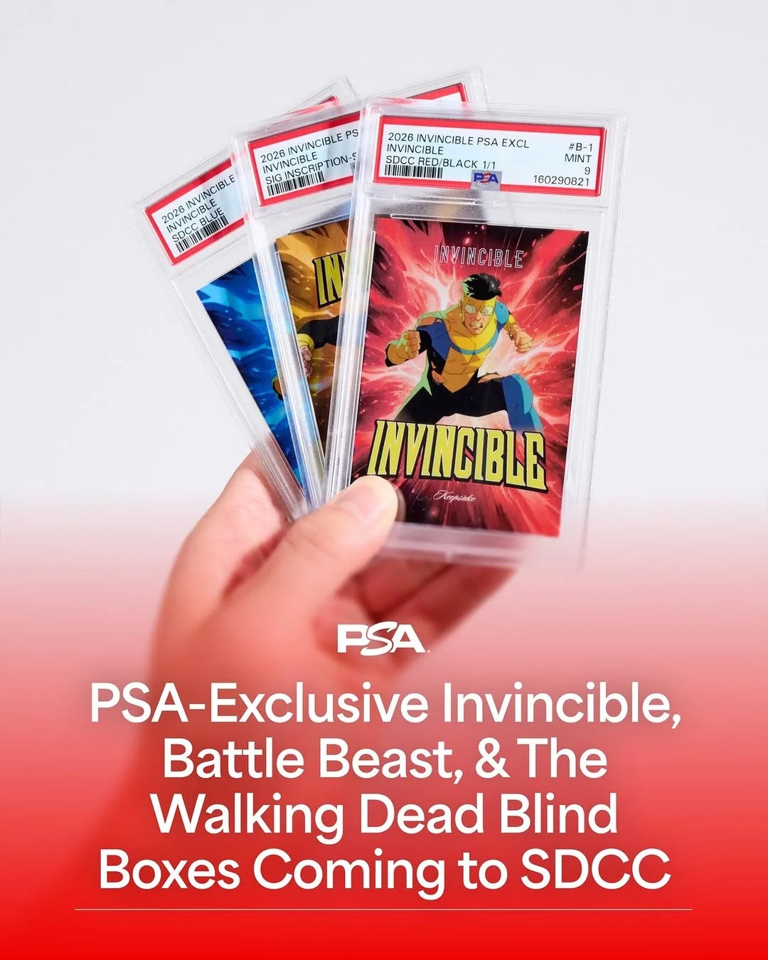 SDCC 2026 獨家發售:Invincible、Battle Beast 及 The Walking Dead 限量卡